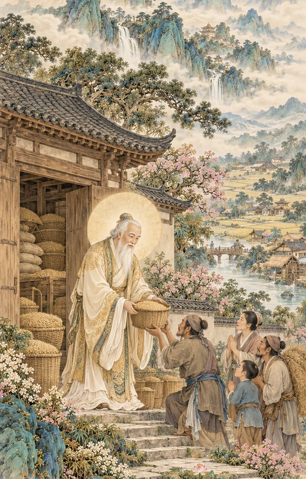 观世音菩萨33化身B，长卷第 14 段