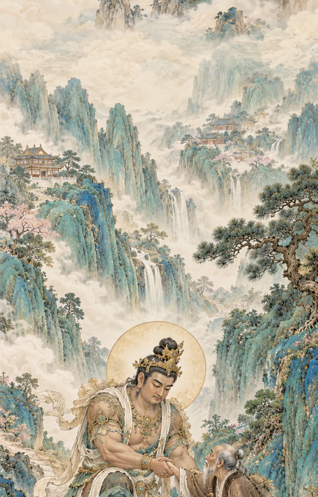 观世音菩萨33化身B，长卷第 34 段