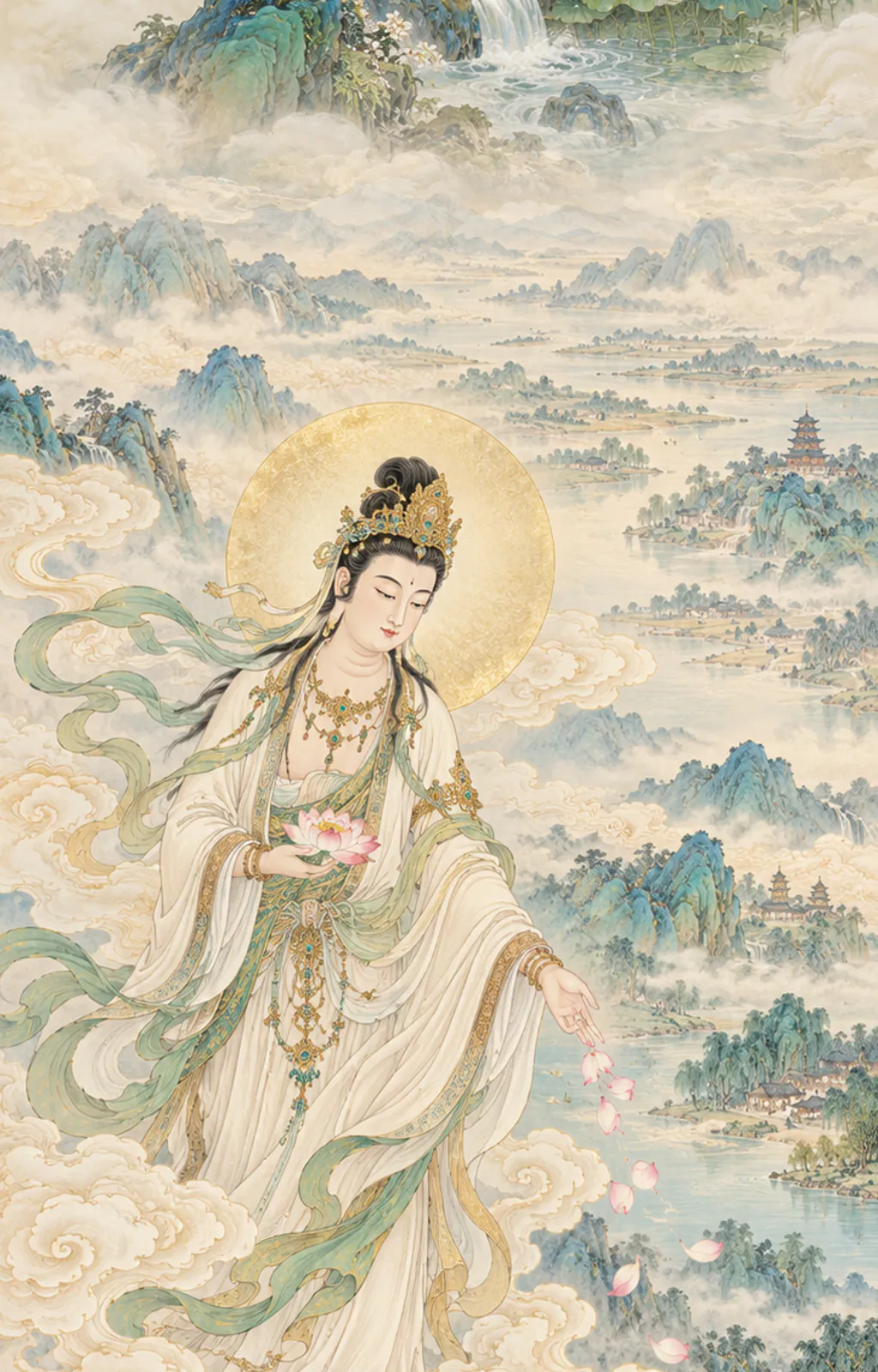 观世音菩萨33化身B，长卷第 45 段