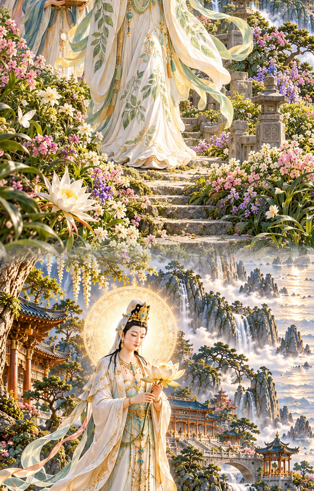观世音菩萨33化身C，长卷第 12 段