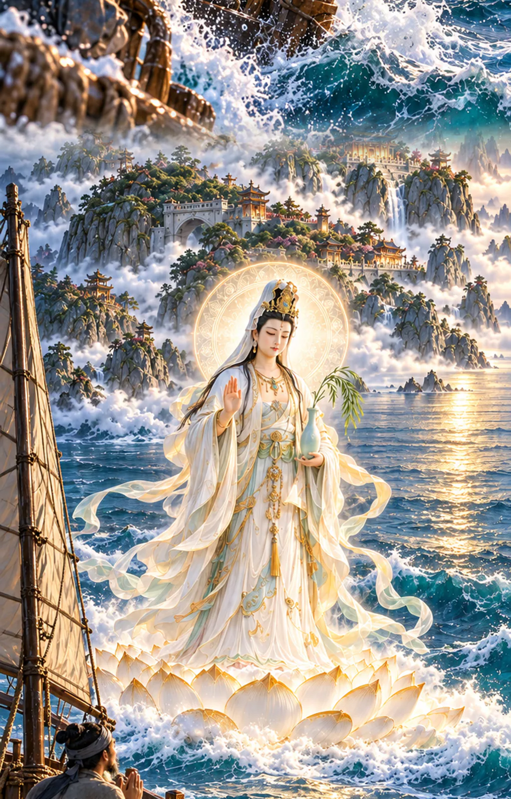观世音菩萨33化身C，长卷第 31 段