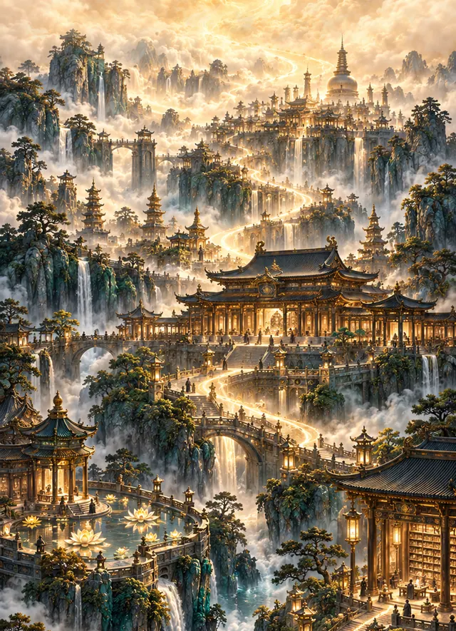 思想与慈悲：智慧殿堂连续长卷